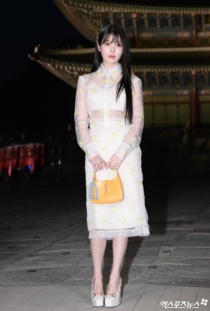 IU at Gyeongbokgung Palace