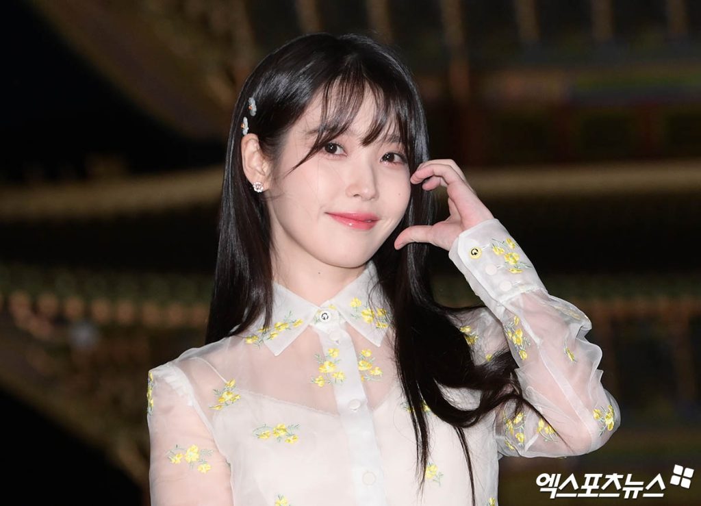 IU at Gyeongbokgung Palace