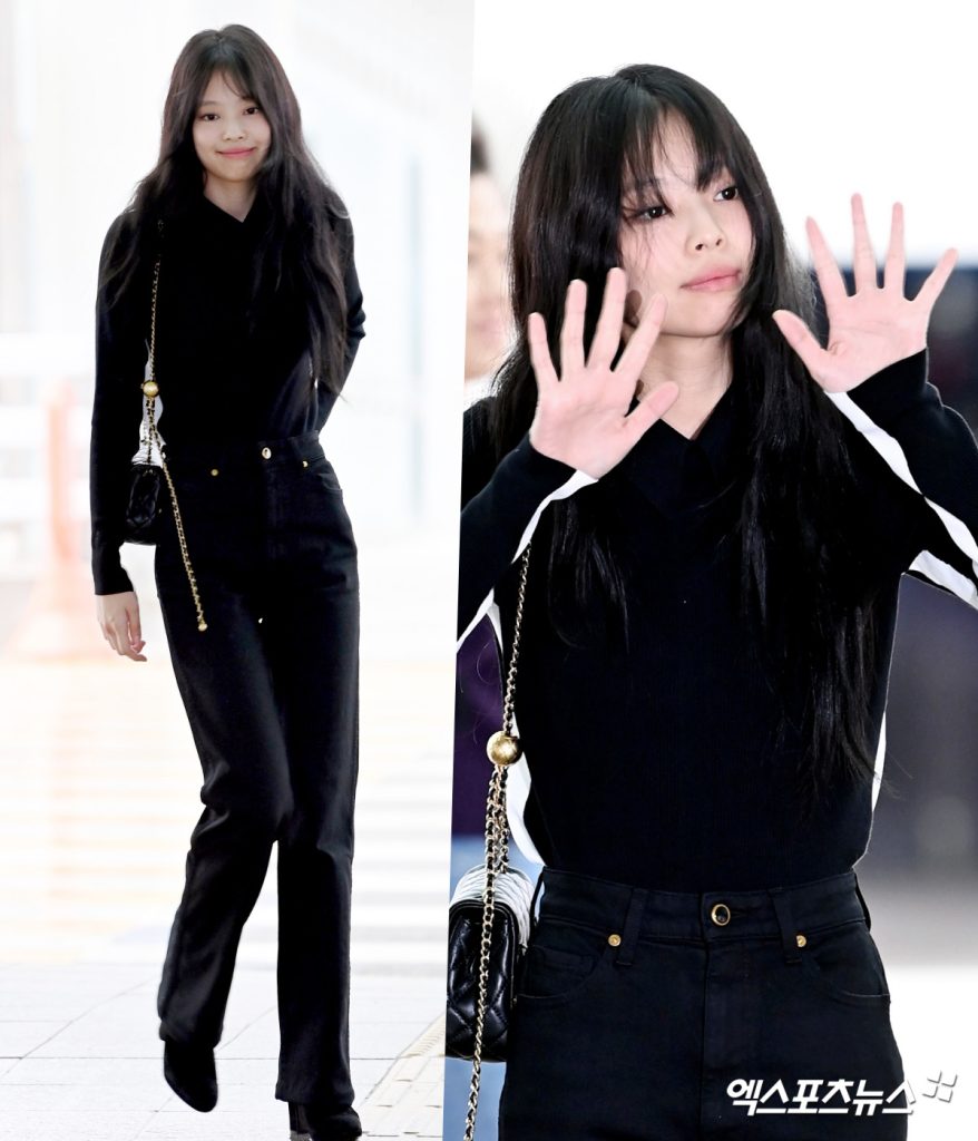 BLACKPINK's Jennie All-Black Style