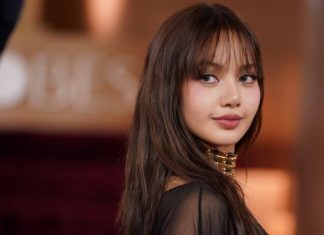 BLACKPINK’s Lisa Appears on Golden Globes Red Carpet in Hollywood