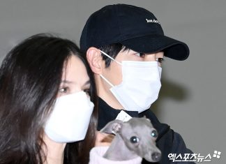 Song Joong-ki and Wife Katy Louise Saunders Attend Gaon Soloists Concert, Citing Shared Purpose, Pose with Audience