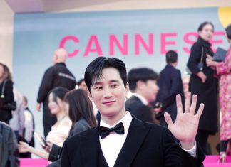 Ahn Bo-hyun Dazzles at Cannes Series Festival, Radiates Charm in Black Suit on Pink Carpet